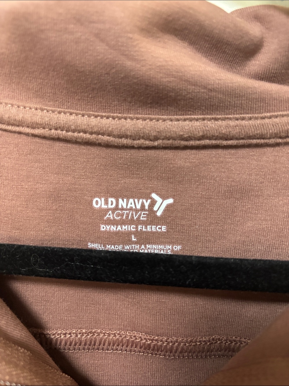 Old Navy Rose-Mauve Half-Zip Pullover Sweatshirt - Picture 2 of 2